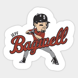 Jeff Bagwell Caricature Sticker